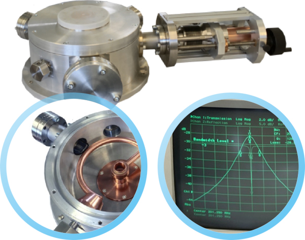 ECU (Energy Correcting Unit) für LANSCE RFQ am LANL